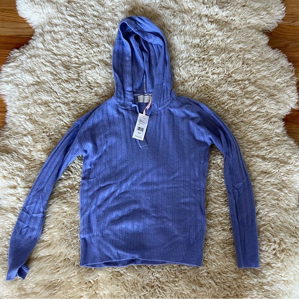 Vineyard Vines Seaspun Rib Cashmere Hoodie Size XXS